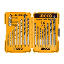 SET BROCAS 16 PIEZAS INGCO (AKD9165) - TODO INGCO - TALCA