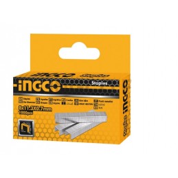 Set de 1000 Grapas de 8mm x 0.7mm INGCO (STS0108) - Accesorios Esenciales para tus Tareas de Fijación
