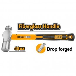 MARTILLO MECANICO MANGO FIBRA VIDRIO 1.300 GRS.(HBPH88048) INGCO