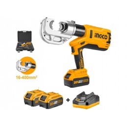 Crimpadora INGCO CTLI2002 con 2 Baterías de 4Ah y Cargador 20V: Potencia y Versatilidad para Trabajos de Crimpado