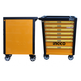 Carro de Herramientas Industrial de Metal 765x465x812mm 7 Cajones INGCO (HDTC01072) - Organización y Movilidad para tu Espacio d
