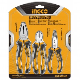 Set de Alicates - 3 Piezas (HKPS08318) INGCO