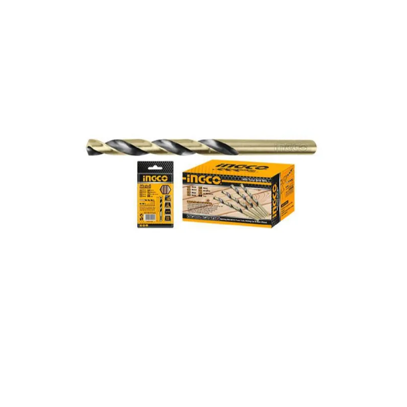 Pack Brocas para Metal HSS 5 Piezas 8x117mm INGCO (DBT1100803) - Herramientas de Perforación de Alta Calidad Pack Brocas para Metal HSS 5 Piezas 8x117mm INGCO (DBT1100803) - Herramientas de Perforación de Alta Calidad