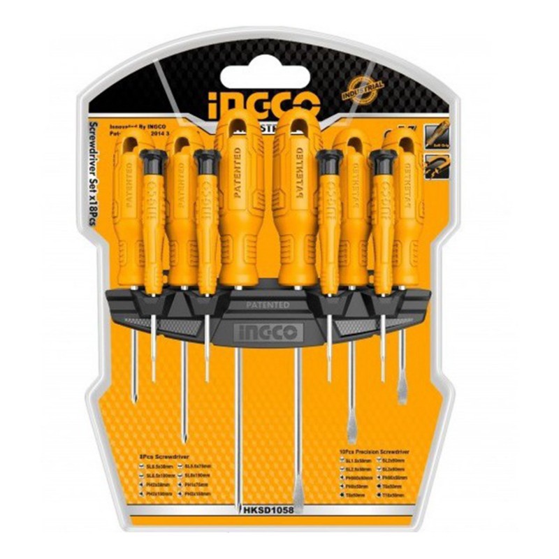 JGO 10 PCS DESATORNILLADORES INGCO JGO 10 PCS DESATORNILLADORES INGCO