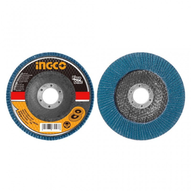DISCO TRASLAPADO ZIRCONIO P80 115MM (FDZ1153) INGCO DISCO TRASLAPADO ZIRCONIO P80 115MM (FDZ1153) INGCO