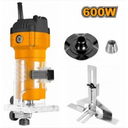 Fresadora de Mano Eléctrica INGCO (PLM6001) - Precisión y Control para Trabajos de Fresado Manual