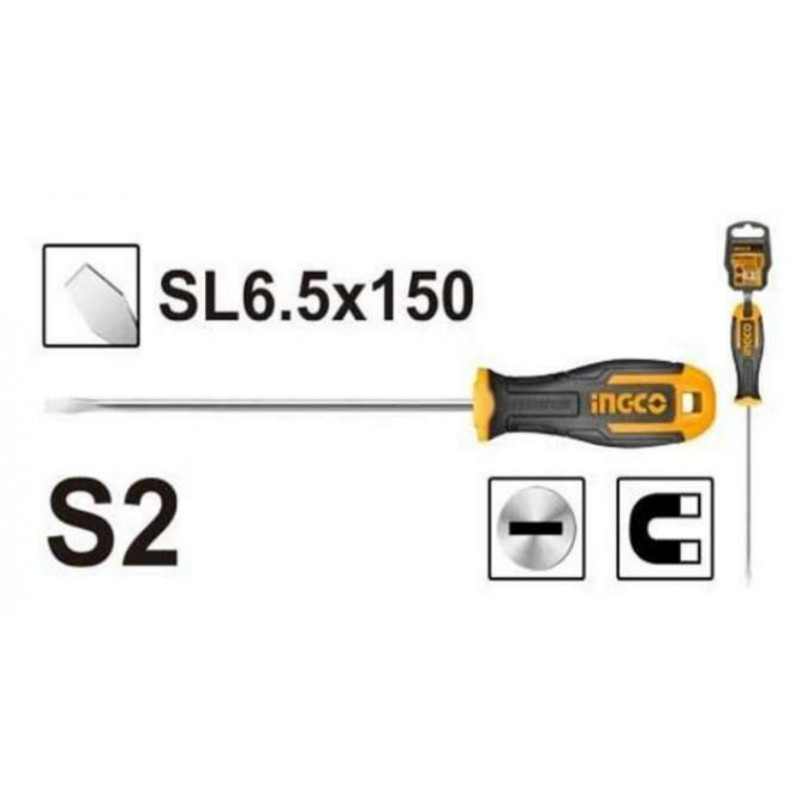 ATORNILLADOR CARPINTERO 6,5 x150 MM (HS686150) INGCO ATORNILLADOR CARPINTERO 6,5 x150 MM (HS686150) INGCO