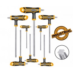 SET LLAVES TORX EN T INDUSTRIAL 8 PIEZAS T10-T50  (HHKT8083) TODO INGCO -  TALCA