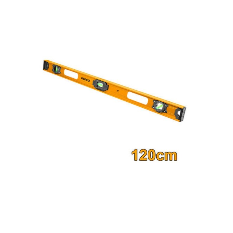 NIVEL DE 3 BURBUJAS EN  I 120 CM (HSL28120) TODO INGCO - TALCA