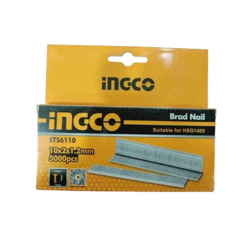 Clavos INGCO 10x1.2 mm - Caja de 5000 unidades para Carpintería Clavos INGCO 10x1.2 mm - Caja de 5000 unidades para Carpintería