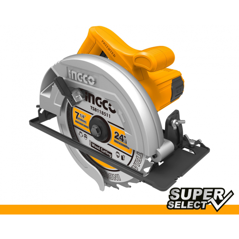 Sierra Circular 7 1/4 1400W Super Select Ingco CS18538: Potente Herramienta de Corte para Carpintería Sierra Circular 7 1/4 1400W Super Select Ingco CS18538: Potente Herramienta de Corte para Carpintería