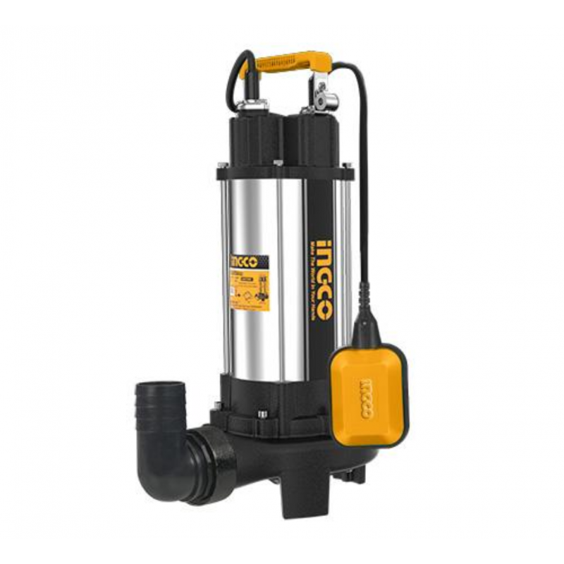 Bomba de Pozo Negro con Triturador 1500W 2HP INGCO (SPDB15008) - Potente y Eficiente para Desagüe y Tratamiento de Aguas Residua Bomba de Pozo Negro con Triturador 1500W 2HP INGCO (SPDB15008) - Potente y Eficiente para Desagüe y Tratamiento de Aguas Residua