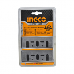 Set de Cuchillas de Cepilladora Industrial de 2 Piezas de 82x29x3mm