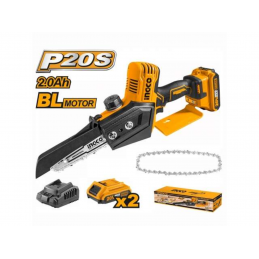 Mini Motosierra BL con Batería y Cargador P20S 20V (CGSLI20682) - INGCO: Potencia y Portabilidad en tus Manos