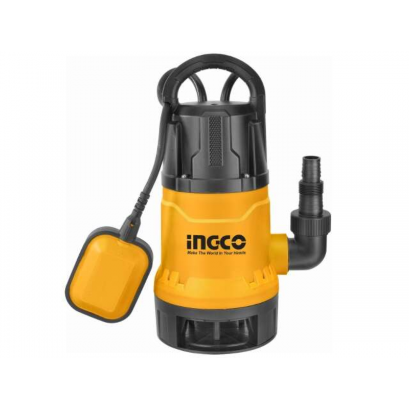 Bomba Sumergible de Plástico 750W - INGCO, Ideal para Drenaje y Transferencia de Agua Bomba Sumergible de Plástico 750W - INGCO, Ideal para Drenaje y Transferencia de Agua