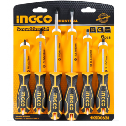 ATORNILLADOR MAGNETICO JGO.  6 PZAS  (HKSD0628) INGCO