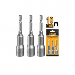 DADO MAGNÉTICO 6.35MM 1/4" INGCO - Firmeza y Eficiencia en Cada Giro