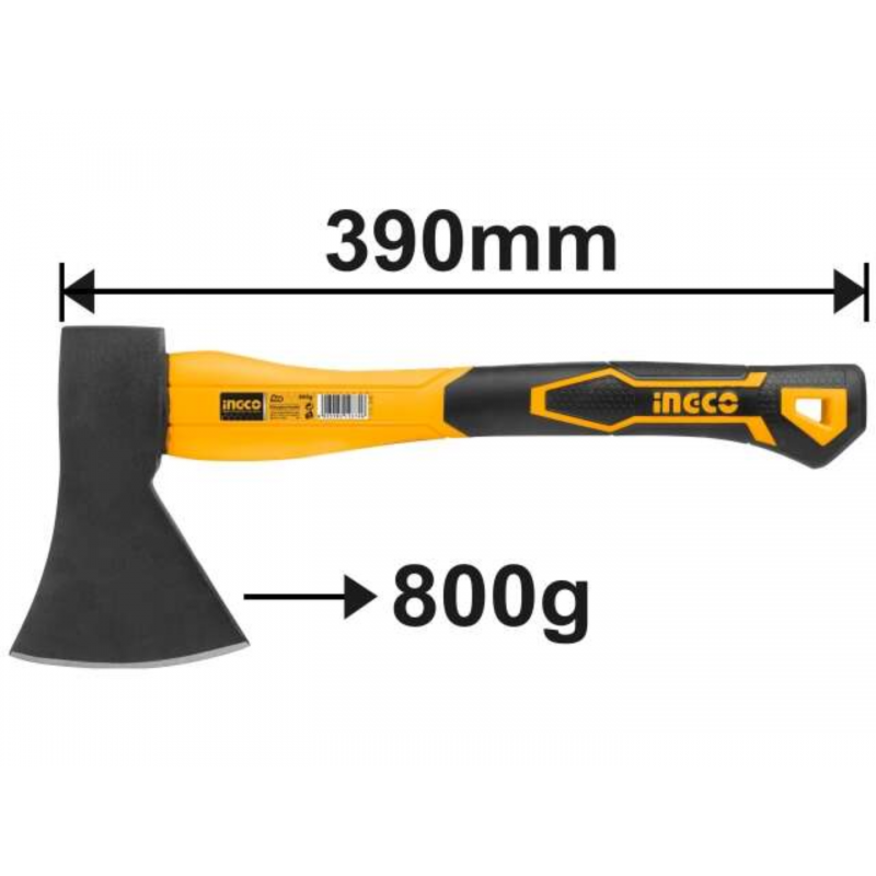 HACHA CABEZA MARTILLO MANGO FIBRA DE VIDRIO 800 GRS (HAX0208008) INGCO HACHA CABEZA MARTILLO MANGO FIBRA DE VIDRIO 800 GRS (HAX0208008) INGCO