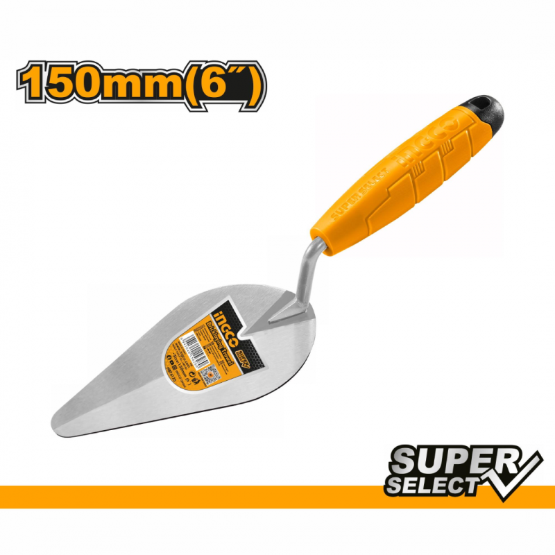 CUCHARA ALBAÑIL 6" SUPER SELECT INGCO - Herramienta Esencial para Construcción CUCHARA ALBAÑIL 6" SUPER SELECT INGCO - Herramienta Esencial para Construcción
