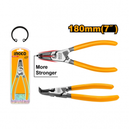 ALICATE 180 MM /7" SEGURO INTERIOR CURVO  (HCCP261804) INGCO