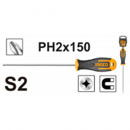 ATORNILLADOR PHILLIPS 2 - 6 MM X 150 MM (HS68PH2150) INGCO