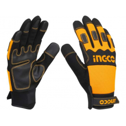 GUANTES MECÁNICO CUERO Y MICROFIBRA XL INGCO: Protección y Comodidad en el Trabajo