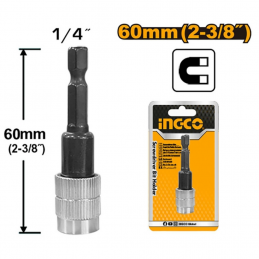 PORTA PUNTA INGCO MAGNÉTICO 1/4" X 80 MM INGCO (ABH30801): Precisión y Firmeza en tus Atornillados
