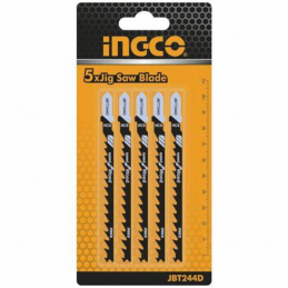 SET HOJAS SIERRA CALADORA PARA MADERA 5 PIEZAS INGCO (JSBT101D): Cortes Precisos y Eficientes en Madera