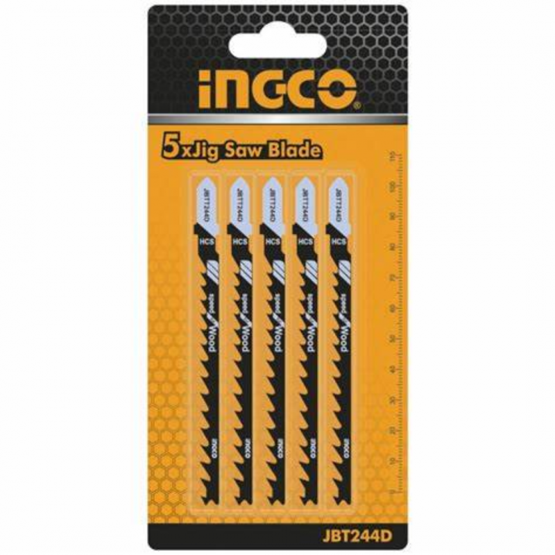 SET HOJAS SIERRA CALADORA PARA MADERA 5 PIEZAS INGCO (JSBT101D): Cortes Precisos y Eficientes en Madera SET HOJAS SIERRA CALADORA PARA MADERA 5 PIEZAS INGCO (JSBT101D): Cortes Precisos y Eficientes en Madera