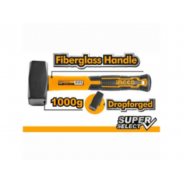 Mazo con Mango de Fibra de Vidrio 1000g INGCO (HSTHS81000): Potencia y Control para Tareas Pesadas