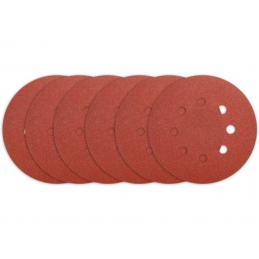 Set de Lijas para Roto-Orbital 5 Piezas 125mm/5" INGCO (AKRS125051) | Accesorios de Lijado de Alto Rendimiento