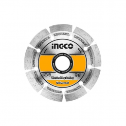 Disco Diamantado Industrial Segmentado 125x22mm (5") INGCO - Herramienta Potente para Corte Preciso