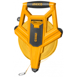 Huincha Agrimensor F/Vidrio 100m x 12,5mm INGCO (HFMT82100) - Precisión Profesional