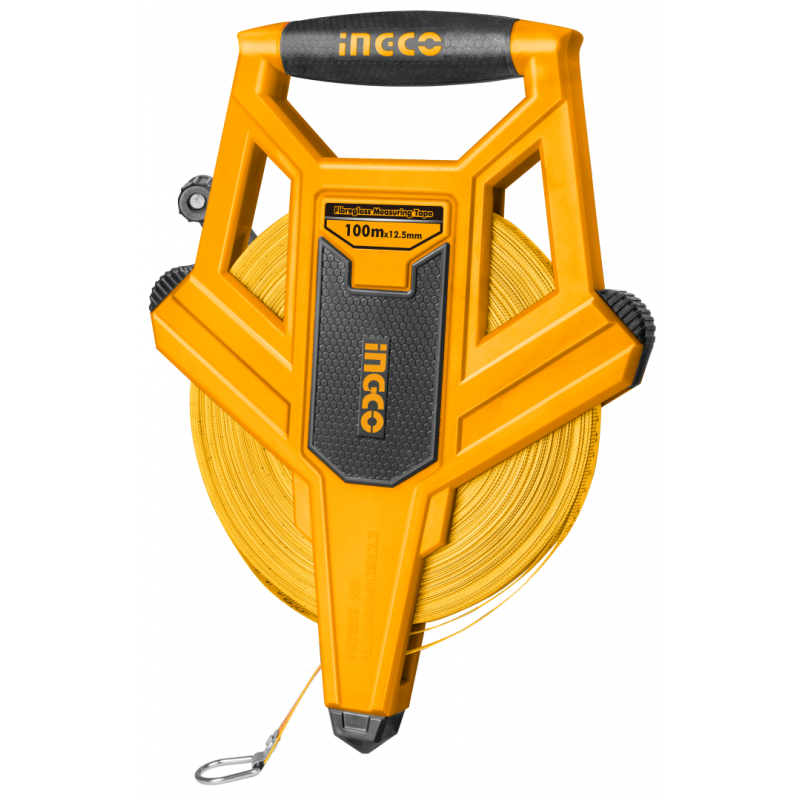 Huincha Agrimensor F/Vidrio 100m x 12,5mm INGCO (HFMT82100) - Precisión Profesional
