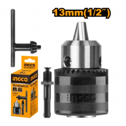 Portabroca 1/2" con Llave y Adaptador UNF - INGCO (KC1301.1)