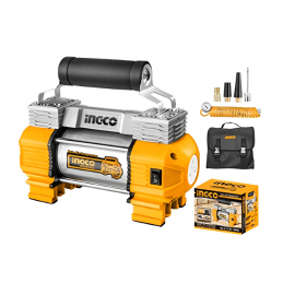 Compresor de Aire 13.5V INGCO (AAC2508) - Potencia y Portabilidad para Inflar Neumáticos y Más