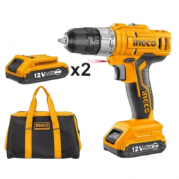 Taladro Atornillador 12V 1,5Ah de Ingco (CDLI1222) : Potencia y Versatilidad para Tus Proyectos | Ingco Talca