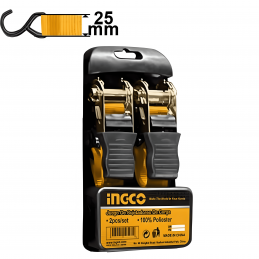 ESLINGA DE AMARRE 2 PCS 650 KG (HRSP065456) INGCO