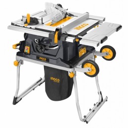 Sierra de Banco Plegable de 1500W INGCO (TS15008) - Herramienta Potente para Cortes Precisos en Madera