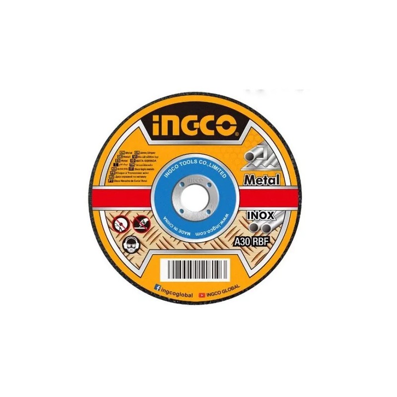 DISCO DE CORTE METAL/ACERO 115 MM (MCD121155) INGCO DISCO DE CORTE METAL/ACERO 115 MM (MCD121155) INGCO