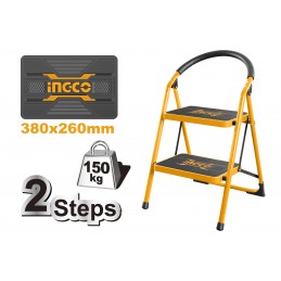 ESCALERA ACERO TUBULAR 2PL 150KG (HLAD09021) INGCO