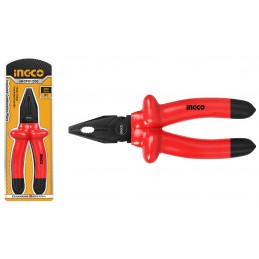 ALICATE UNIVERSAL AISLADO INGCO 200 MM/8" (HICP01200) - HERRAMIENTA SEGURA Y CONFIABLE