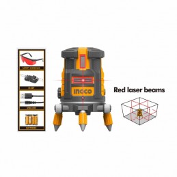 Nivel Láser Autonivelante Industrial INGCO - Rayo Rojo (Modelo HLL306505) para Precisión en tus Proyectos