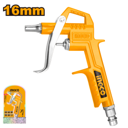 Pistola de Aire Comprimido INGCO P/Sopletear 16 mm - ABG031.1 | Potencia y Precisión para Limpieza Industrial