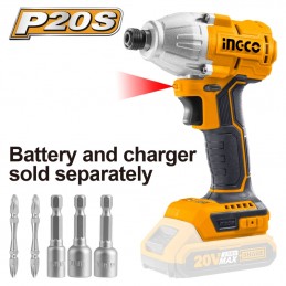 Atornillador/Taladro de Impacto INGCO 20V - Modelo CIRLI20030 | Potencia y Precisión