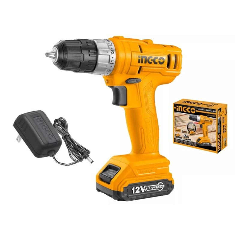 Taladro Inalámbrico INGCO 12V: Potente Herramienta para Proyectos de Bricolaje Taladro Inalámbrico INGCO 12V: Potente Herramienta para Proyectos de Bricolaje
