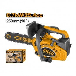 Motosierra INGCO a Gasolina 2 Tiempos 25.4cc - 230ml 10" (GCS5261011) | Potencia y Precisión