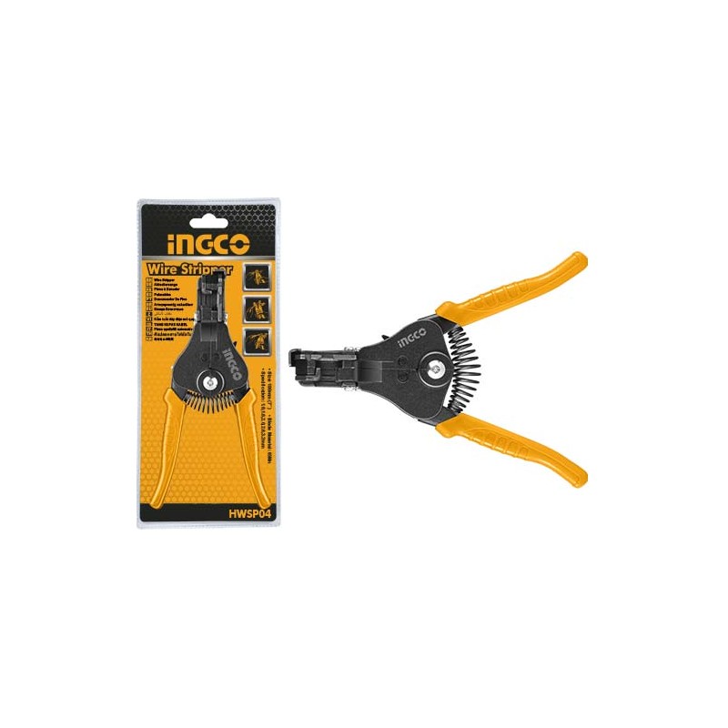 ALICATE PELACABLE AISLADO AUTOMATICO 7"/180MM (HWSP04) INGCO ALICATE PELACABLE AISLADO AUTOMATICO 7"/180MM (HWSP04) INGCO