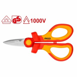 TIJERA ELECTRICISTA AISLADA 1000V PROF. 16 CMS (HISS1601) INGCO