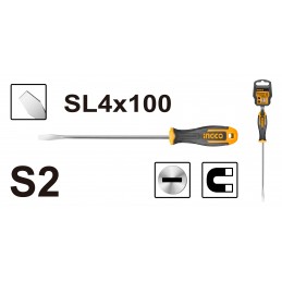 ATORNILLADOR CARPINTERO 3/16" X 4" (HS684100) INGCO